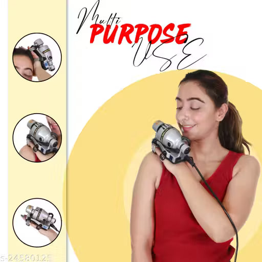 WDS Electric Handheld Floating Action Massagers, Body Massager, Head Massager For Pain Relief (Silver)