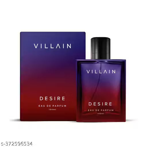 Villain Desire Eau De Parfum for men-100ml | Premium Long Lasting Perfume Spray | Super Sensual and Strong Premium Fragrance| Woody, Spicy| Impress Women and Enjoy Ultimate Attraction